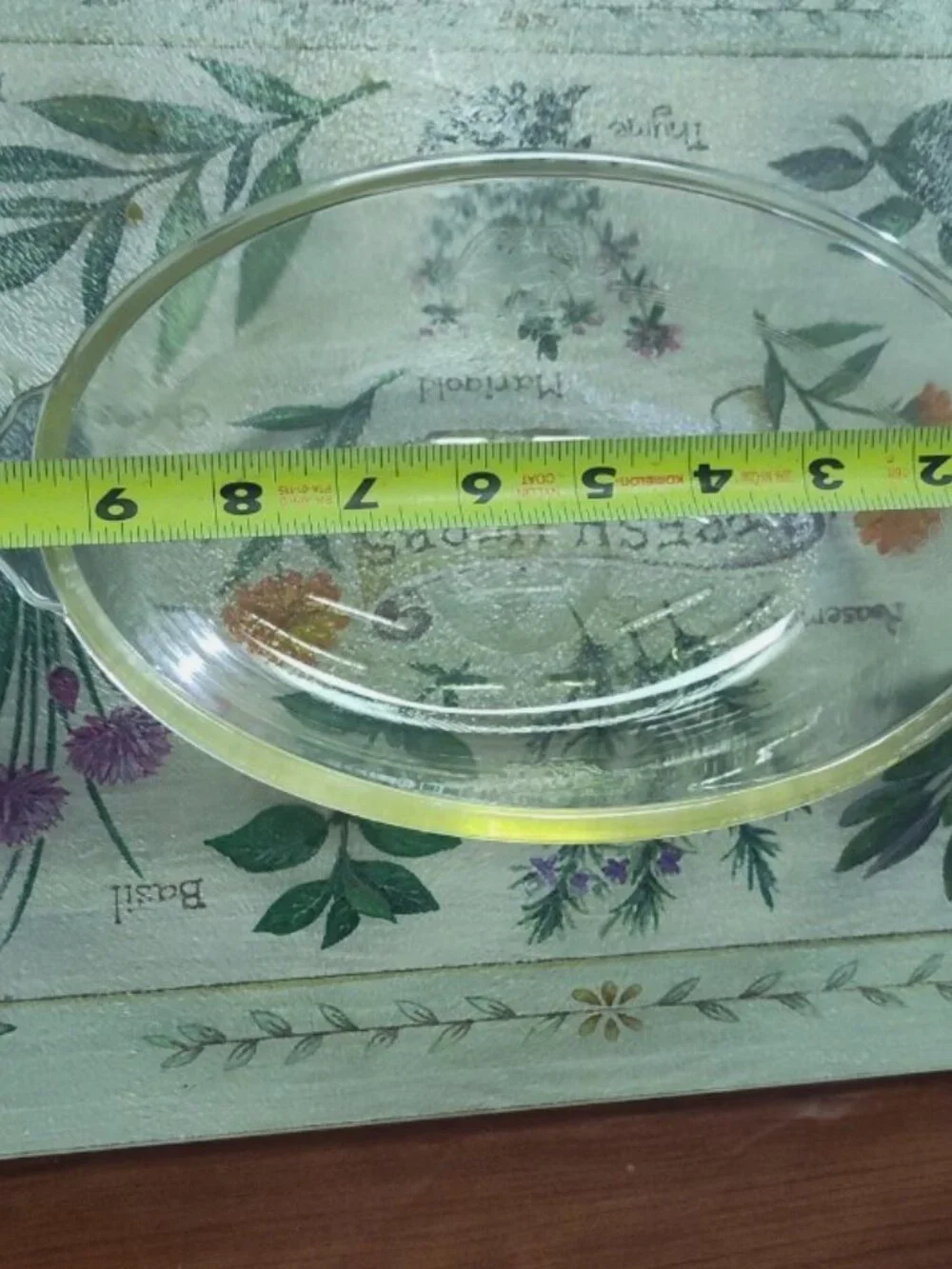 Vintage Glasbake #225 1-Quart Oval Clear Glass Casserole Baking Dish